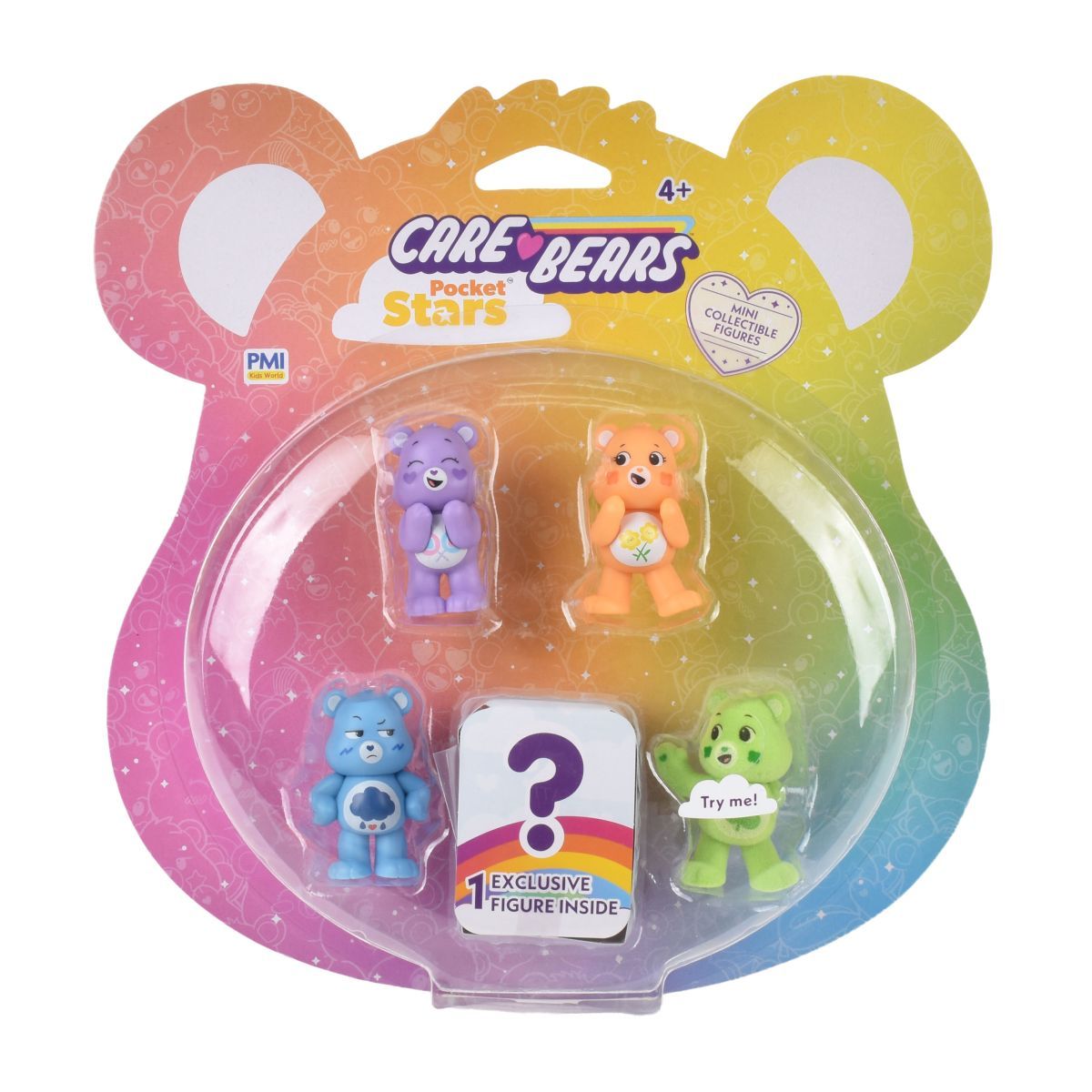 ANSALDO - Set 5 Figuras Coleccionables 5 Cm Cariñositos - Share Bear