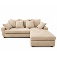 Seccional Torino Reversible Felpa Beige