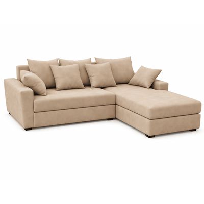 Imagen 2 del producto Seccional Torino Reversible Felpa Beige