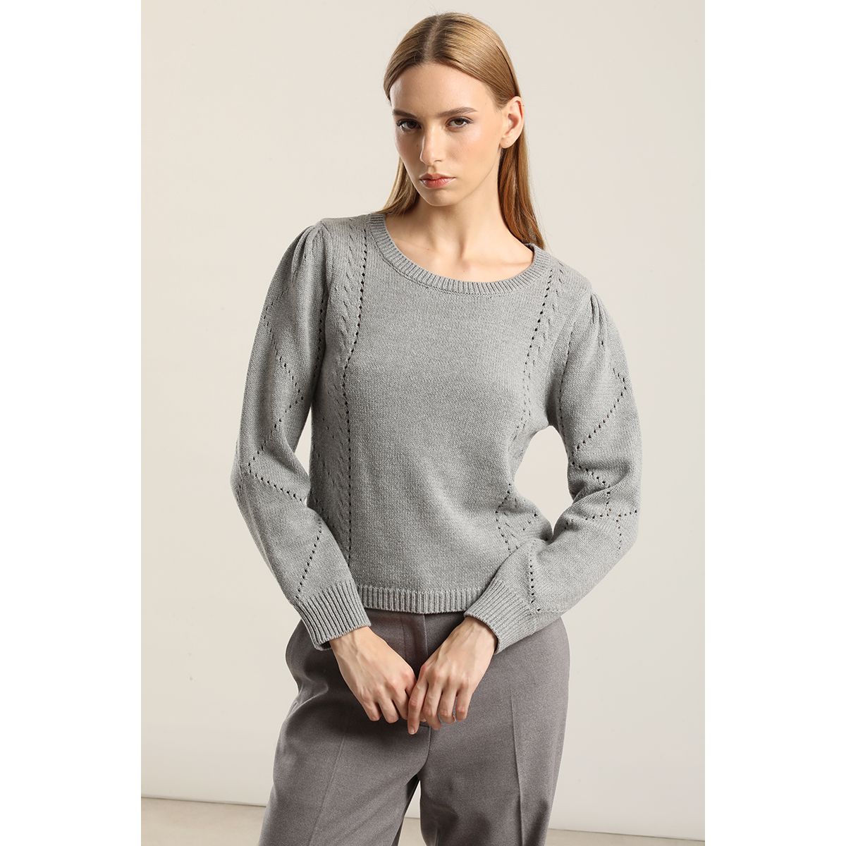 LIOLA - Jersey Punto, Gris Liola