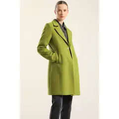 LIOLA - Abrigo Forro Estampado, Muflon Pistacho