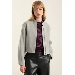 LIOLA - Chaqueta Bomber, Muflon Melange Gris