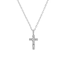 LUX JOYAS - Collar Plata 925 Cruz Diseño