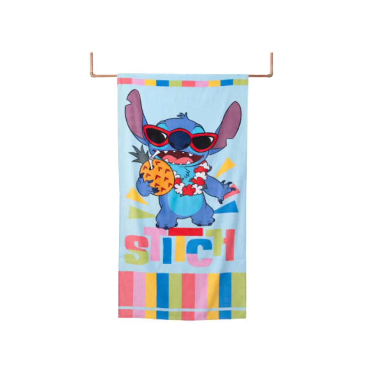 GENERICO - Set Playero 2 Pzas Celeste-Multicolor