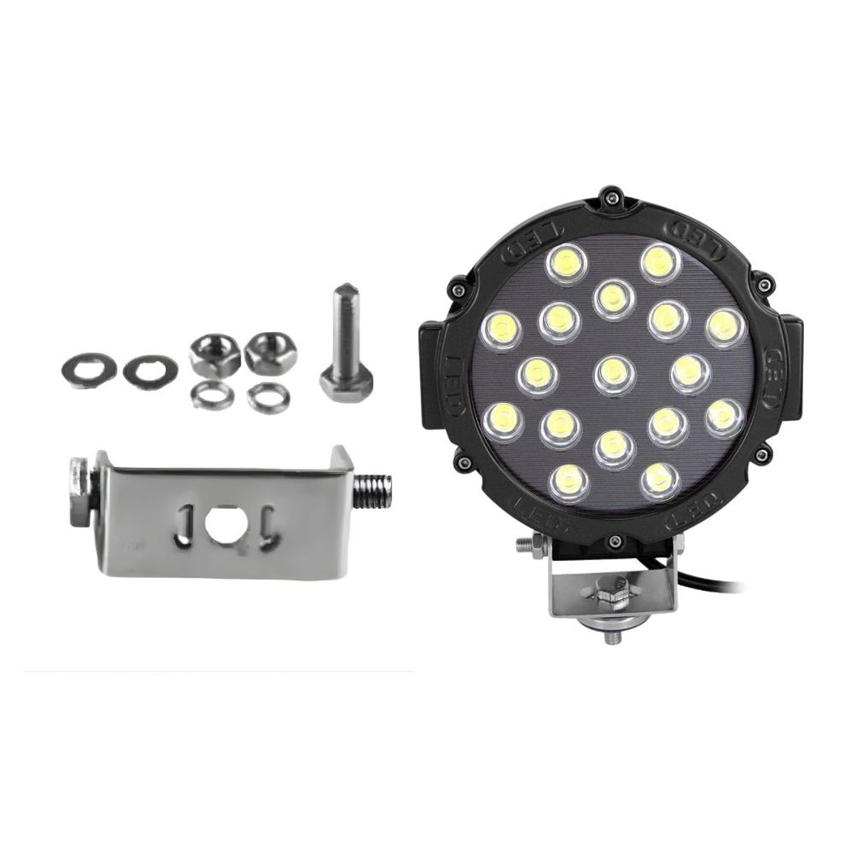 Foco LED 51W Alta Potencia Impermeable Con Base Universal, marca NOVYSTOR - Foto 2