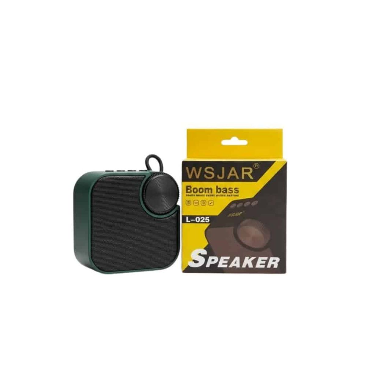 GENERICO - Parlante Wsjar L-025 Boom Bass Verde que Transformará tu Sonido