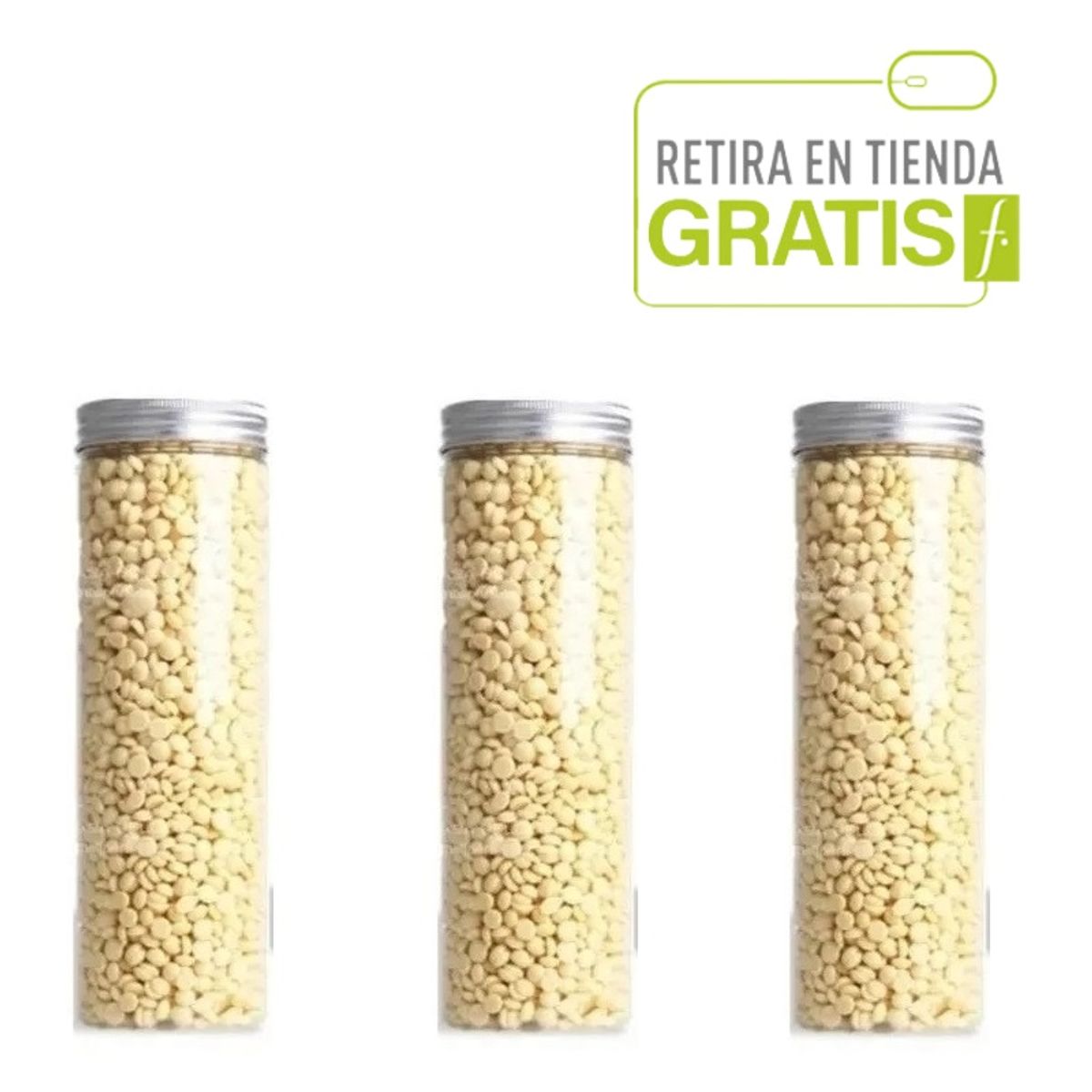 MAXCARE - Pack 3 Ceras Depilatorias Elásticas Miel 400 gr