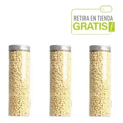 MAXCARE - Pack 3 Ceras Depilatorias Elásticas Miel 400 gr