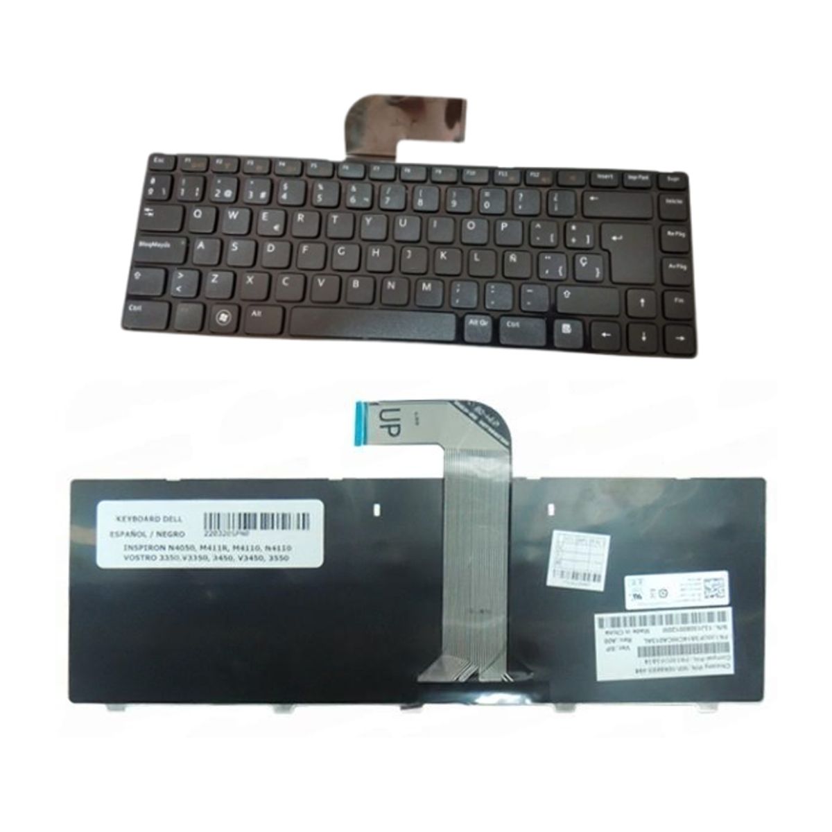 DELL - TECLADO DELL N4050 ESPAÑOL NEGRO