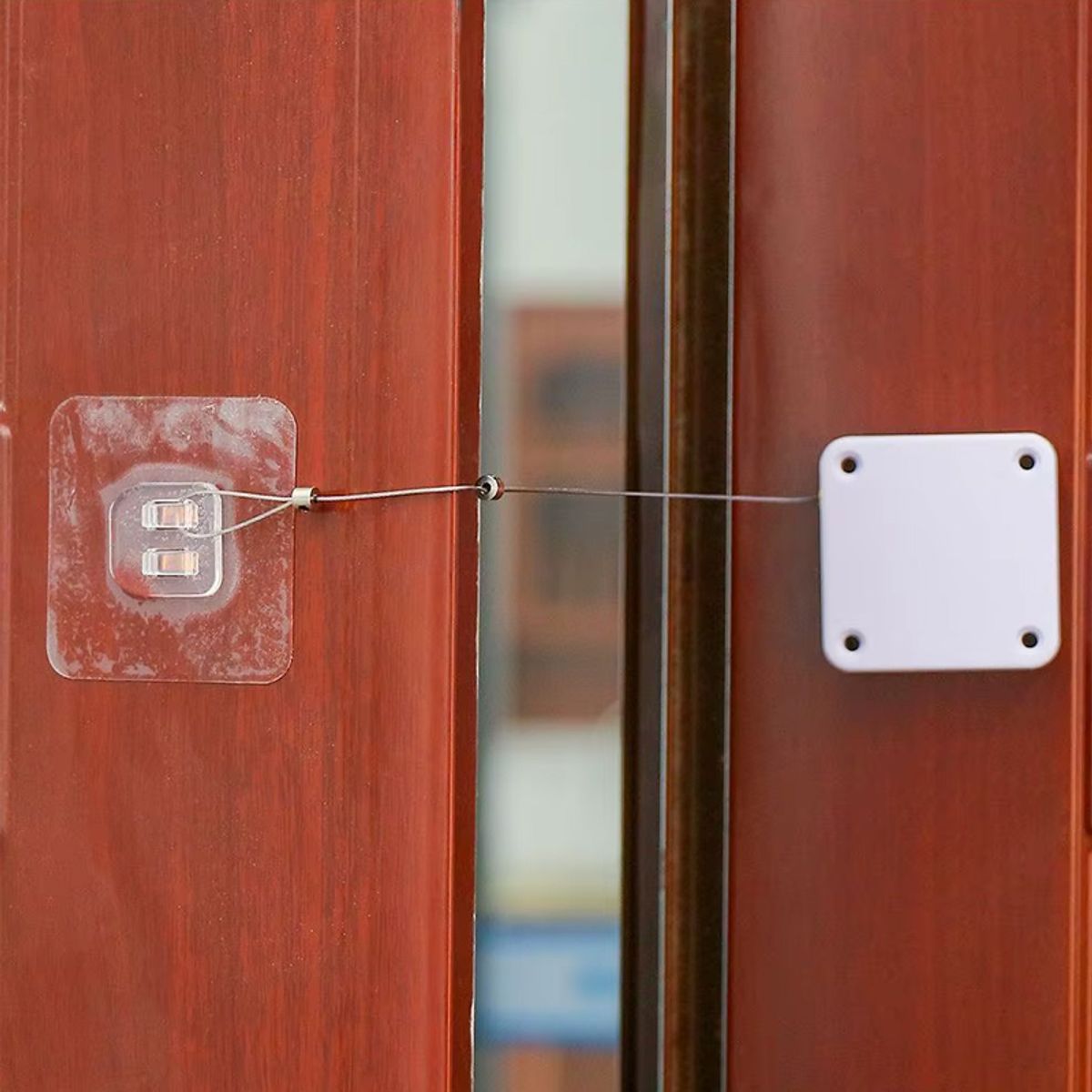 STOREFIX - CIERRAPUERTAS AUTOMATICO CON RESORTE DE ACERO INOXIDABLE - SET DE 10 UNIDADES