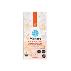 MANARE - Chocolate 70% cacao org 100 gr