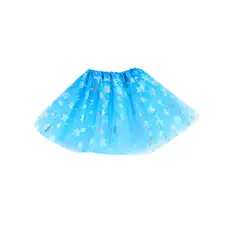 GENERICO - Tutu Falda Brillo Estrella Hielo Niñas