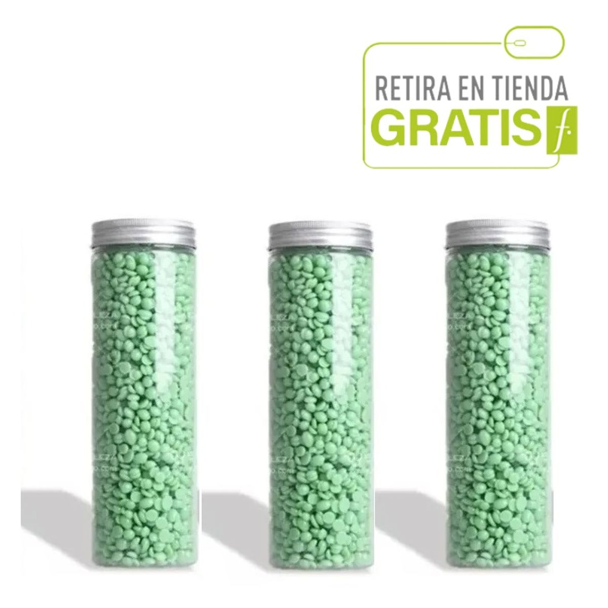 MAXCARE - Pack 3 Ceras Depilatorias Elásticas Aloe 400 gr