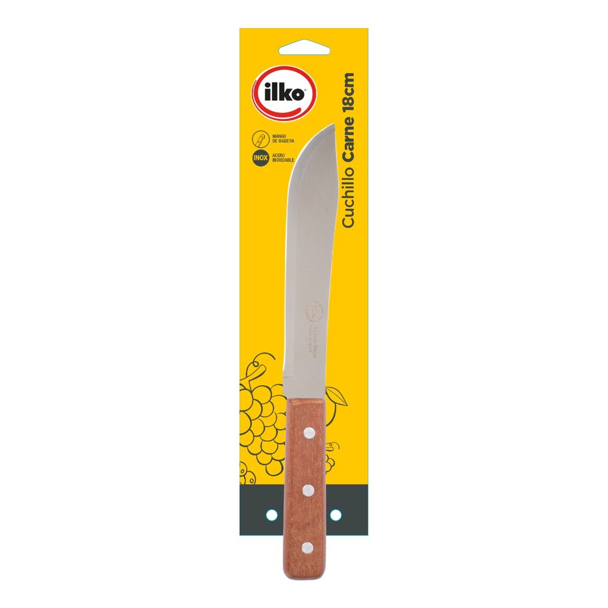 ILKO - Cuchillo Carne 18 Cm Basic Ilko