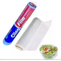 GENERICO - Papel Alusa Film Plástico Transparente 30cmx200mt Cocina