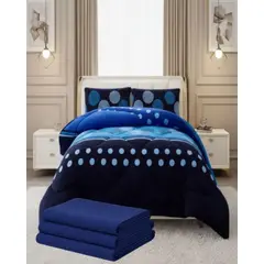 GENERICO - Set de Cubrecama Chiporro mas sabana de Polar 2 plaza Extra Suave Térmico