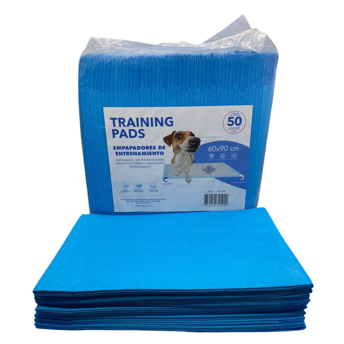 EKOL TACTICA MILITAR - Paquete 50 Unidades Sabanillas Desechables Para Entrenamiento Mascotas Perros 90x60 cm
