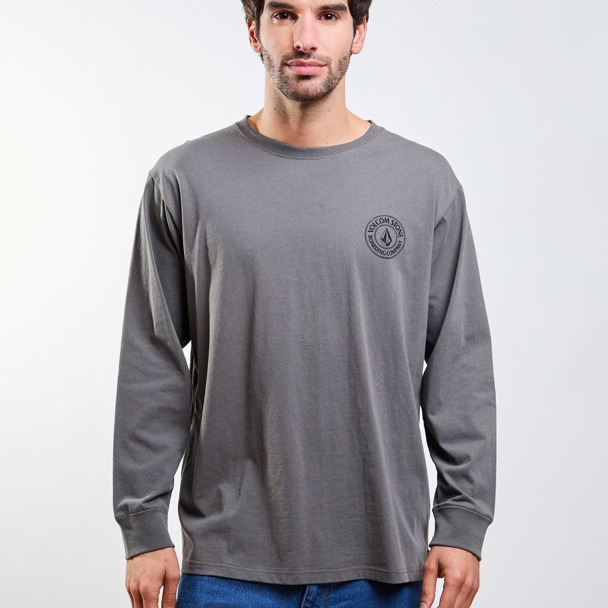 VOLCOM - Polera ML Drain You Verde Hombre Volcom