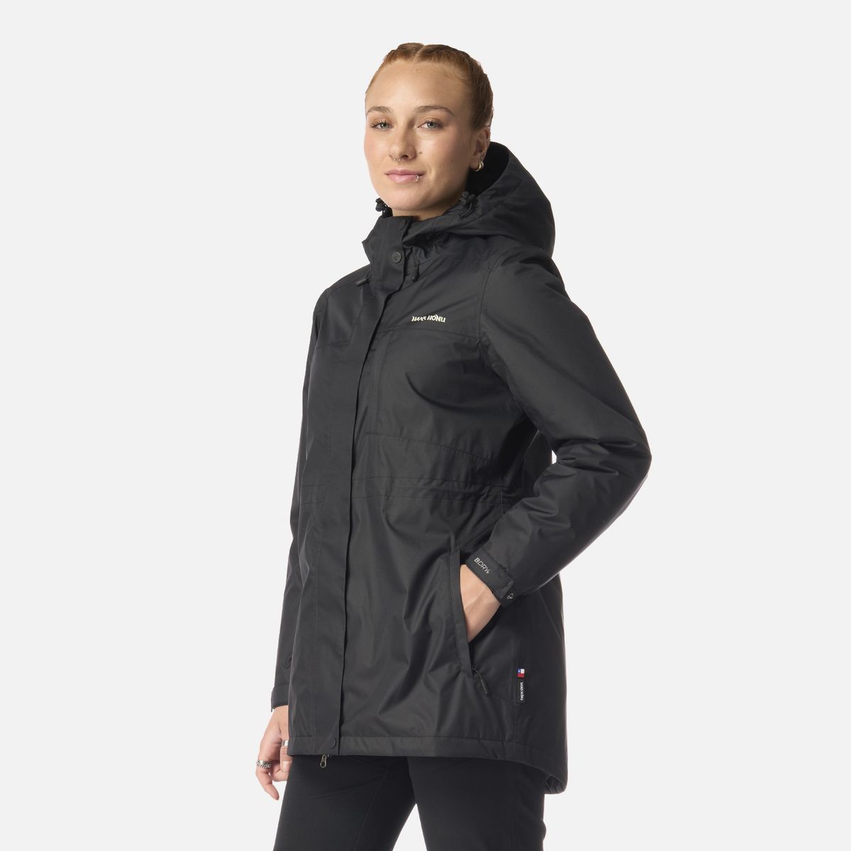 HAKA HONU - Chaqueta Mujer Terranova Negro Haka Honu