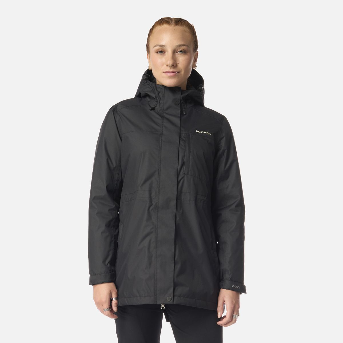 HAKA HONU - Chaqueta Mujer Terranova Negro Haka Honu