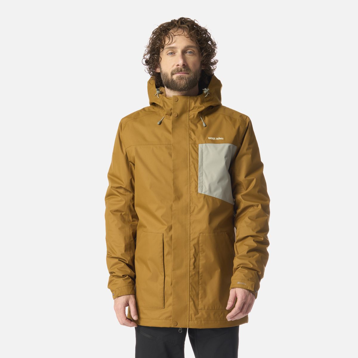 HAKA HONU - Chaqueta Hombre Terranova Mostaza Oscuro Haka Honu