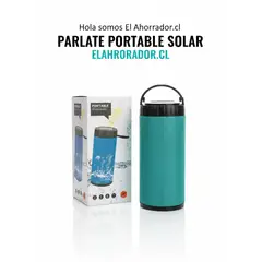 GENERICO - Parlante Bluetooth Solar Portable GT-115 Carga Ecológica, Radio FM y Manilla de Transporte