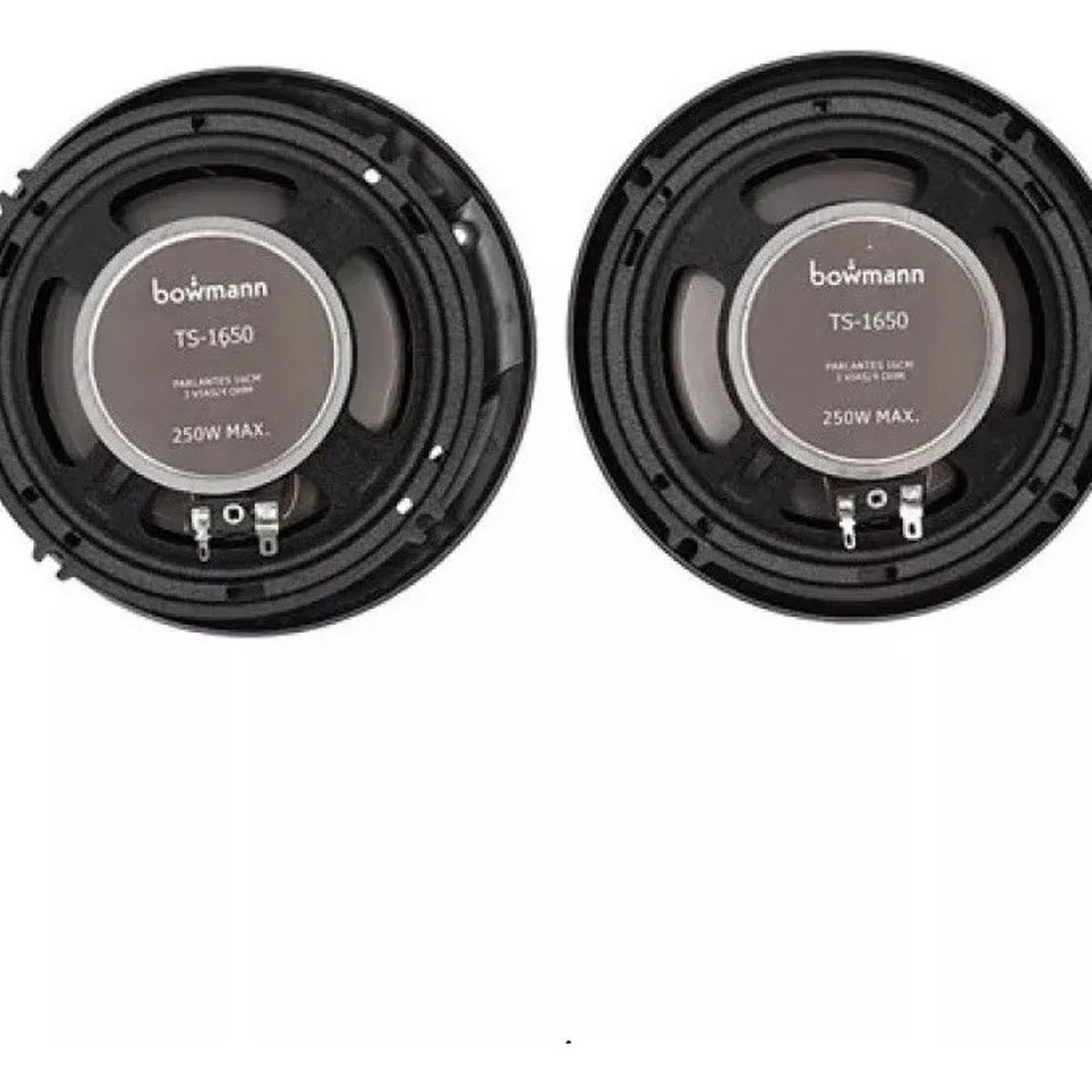 BOWMANN - Parlantes Bowmann 16cm 3vías 250watts Ts-1650 Auto Tuning Negro