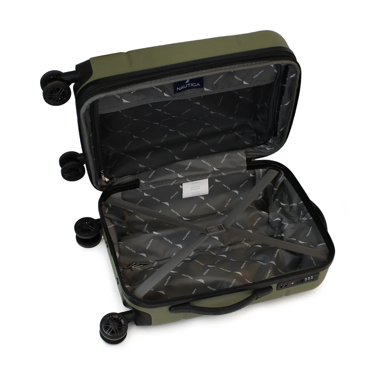 NAUTICA - Maleta cabina Amsterdam S 10kg verde Nautica