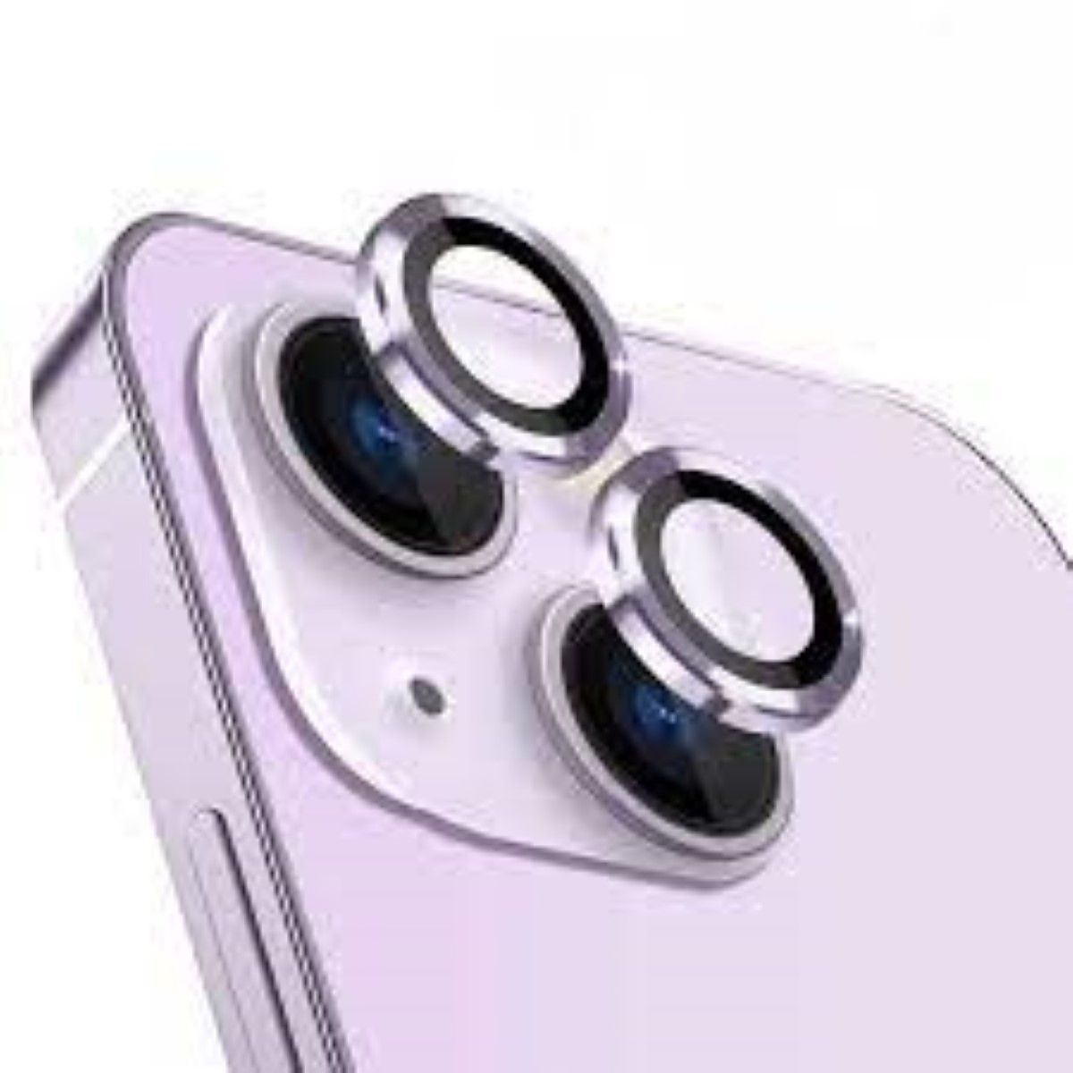 GENERICO - Protector De Lentes Para Cámara iPhone 15 Normal/ 15 Plus Violeta
