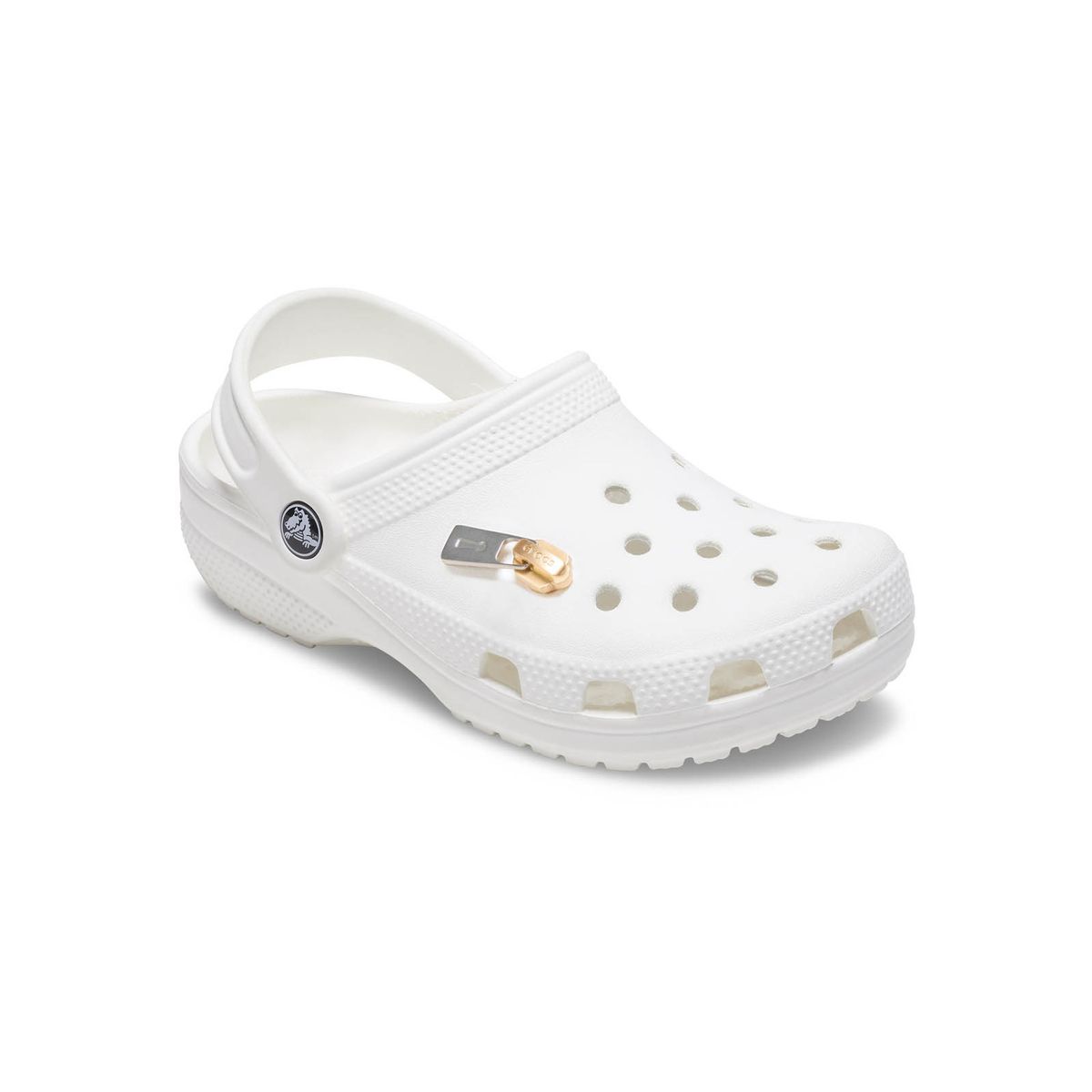 CROCS - Jibbitz Cierre Dorado y Plateado Dorado CROCS