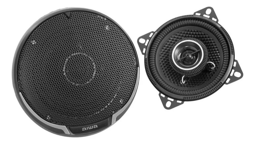 Parlantes Auto 2 Vias 100w 10cm Taw-1022 Color Negro Negro