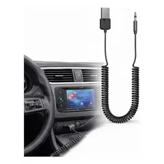 GENERICO - Cable Receptor De Audio Auxiliar Bluetooth 5.3 Inalámbrico