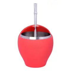 GENERICO - Mate Con Bombilla Keep Mate Acero Inoxidable Mate 230ml Mate