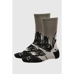 WILD LAMA - Calcetín Urbano Parque Orgánico Camel