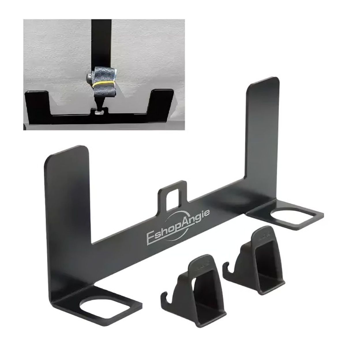 GENERICO - Adaptador Anclaje Sistema Isofix Silla De Auto + 2 Guías