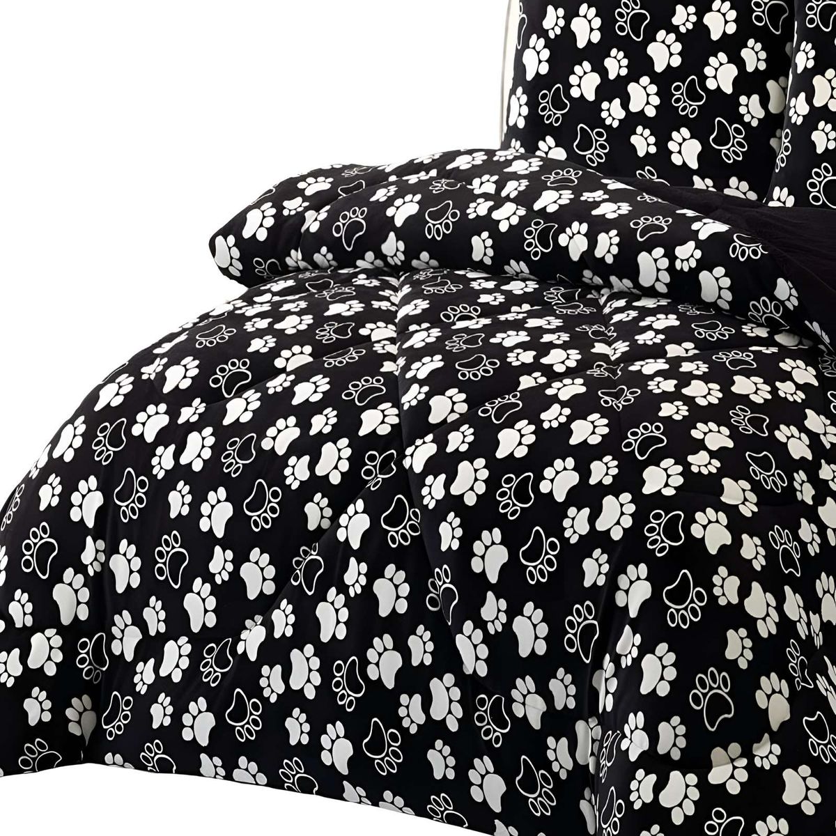 GENERICO - COBERTOR PLUSH CON CHIPORRO 2 PLAZAS 230X250CM NEGRO C13