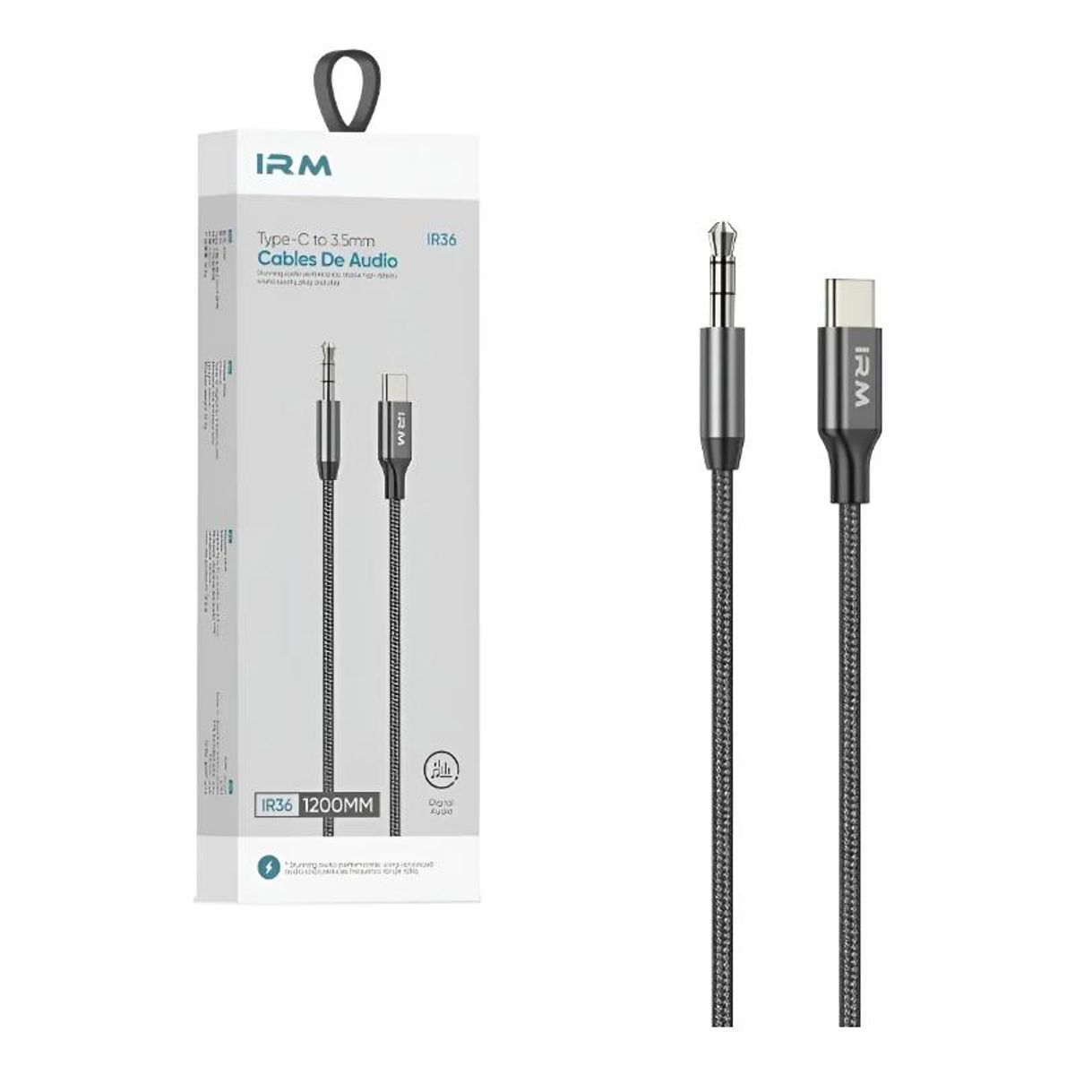 GENERICO - Cable Auxiliar Tipo C Jack 3.5mm Adaptador Audio