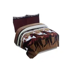 GENERICO - COBERTOR CON CHIPORRO 2 PLAZAS 230X250CM MULTICOLOR B10