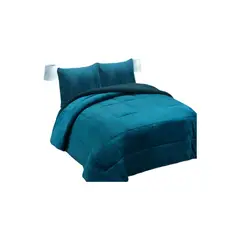 GENERICO - COBERTOR CON CHIPORRO 2 PLAZAS 230X250CM TURQUESA B18
