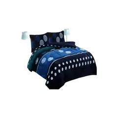 GENERICO - COBERTOR CON CHIPORRO 2 PLAZAS 230X250CM AZUL M B31