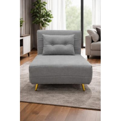 Imagen 2 del producto Sillon Sofa Cama Plegable Libano Gris
