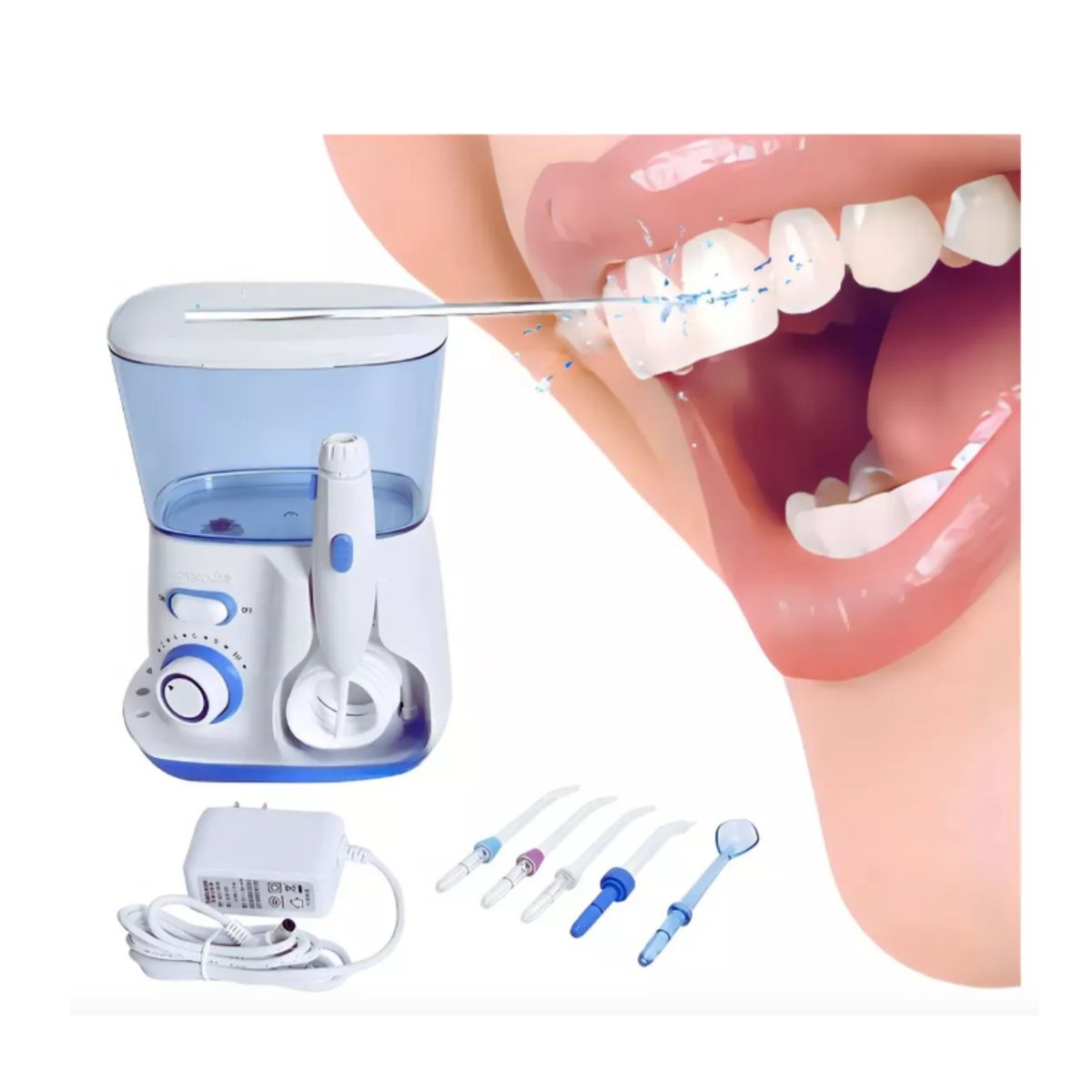 GENERICO - Irrigador Bucal Waterpulse Irrigador Dental Limpiador Bucal