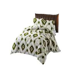 GENERICO - COBERTOR DE JACQUERD CUTTING CON CHIPORRO KING 250X270CM BLANCO B16