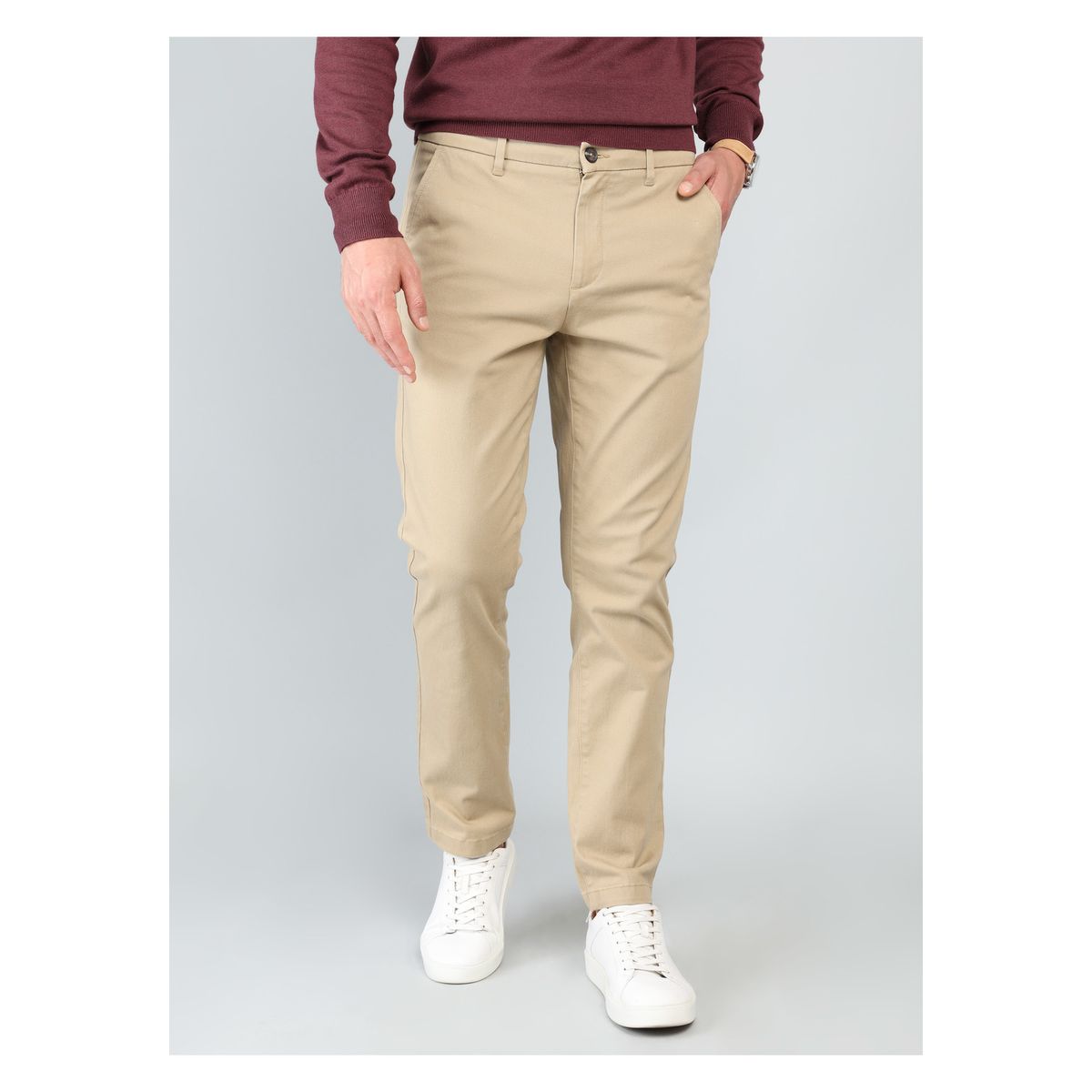 ARROW - Pantalón Chino Spandex Regular Fit Beige Arrow ARROW