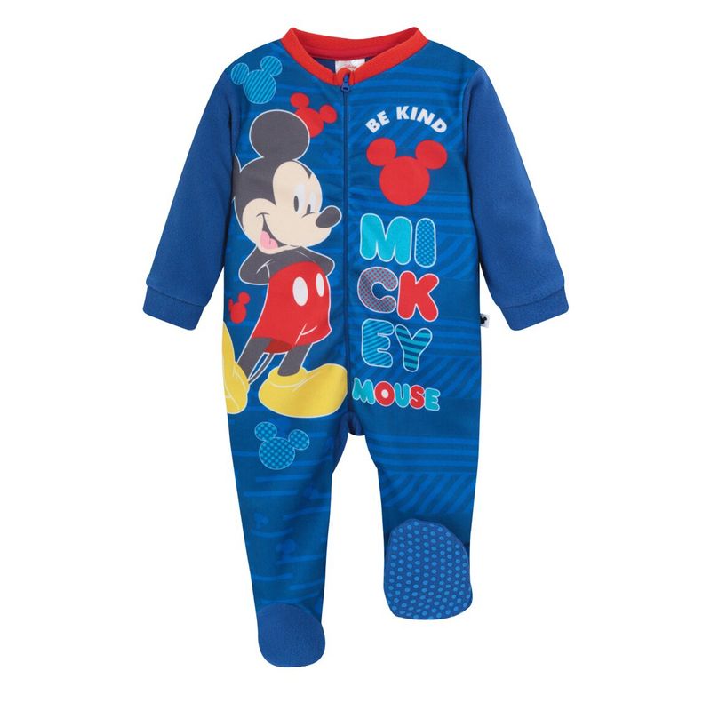 DISNEY - Pijama Bebé Niño Polar Entero Disney Mickey