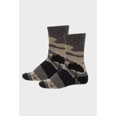 WILD LAMA - Calcetín Urbano Parque Orgánico Negro