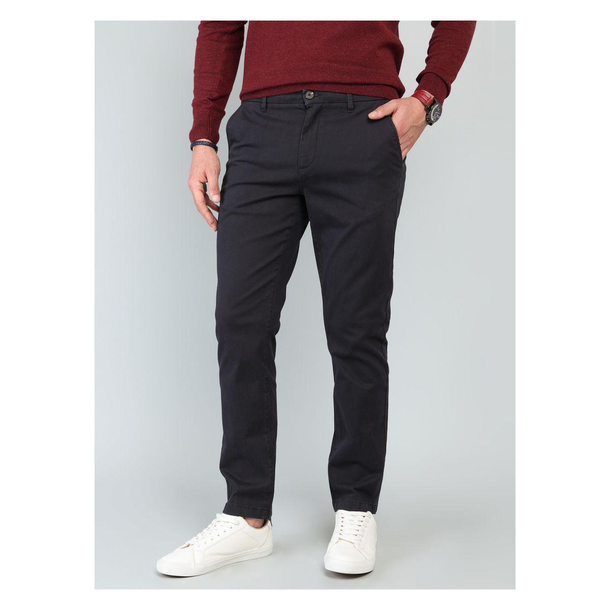 ARROW - Pantalón Chino Spandex Regular Fit Azul Marino Arrow ARROW