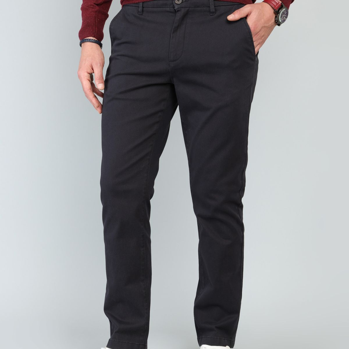 ARROW - Pantalón Chino Spandex Regular Fit Azul Marino Arrow ARROW