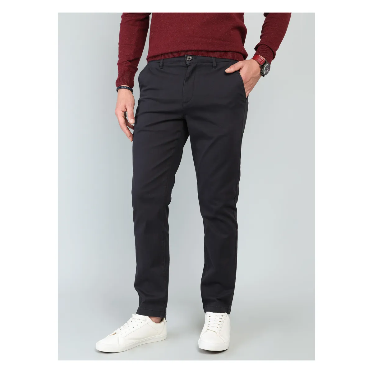 ARROW - Pantalón Chino Spandex Regular Fit Azul Marino Arrow ARROW