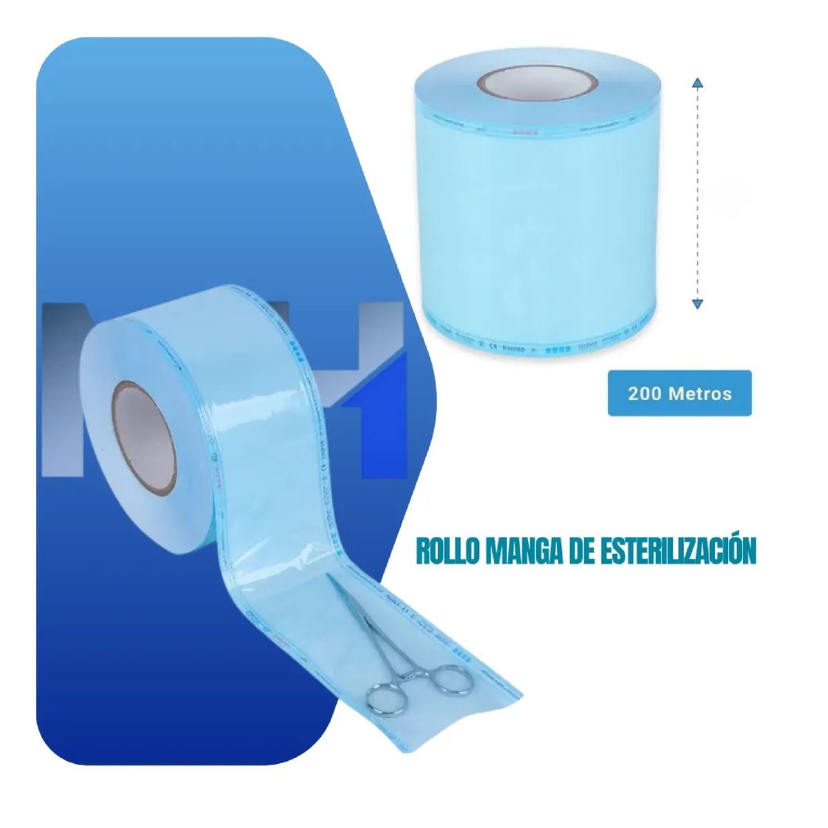 GENERICO - Rollo Manga Esterilizacion X200 Mtrs Perfection Grado Medico 20cm